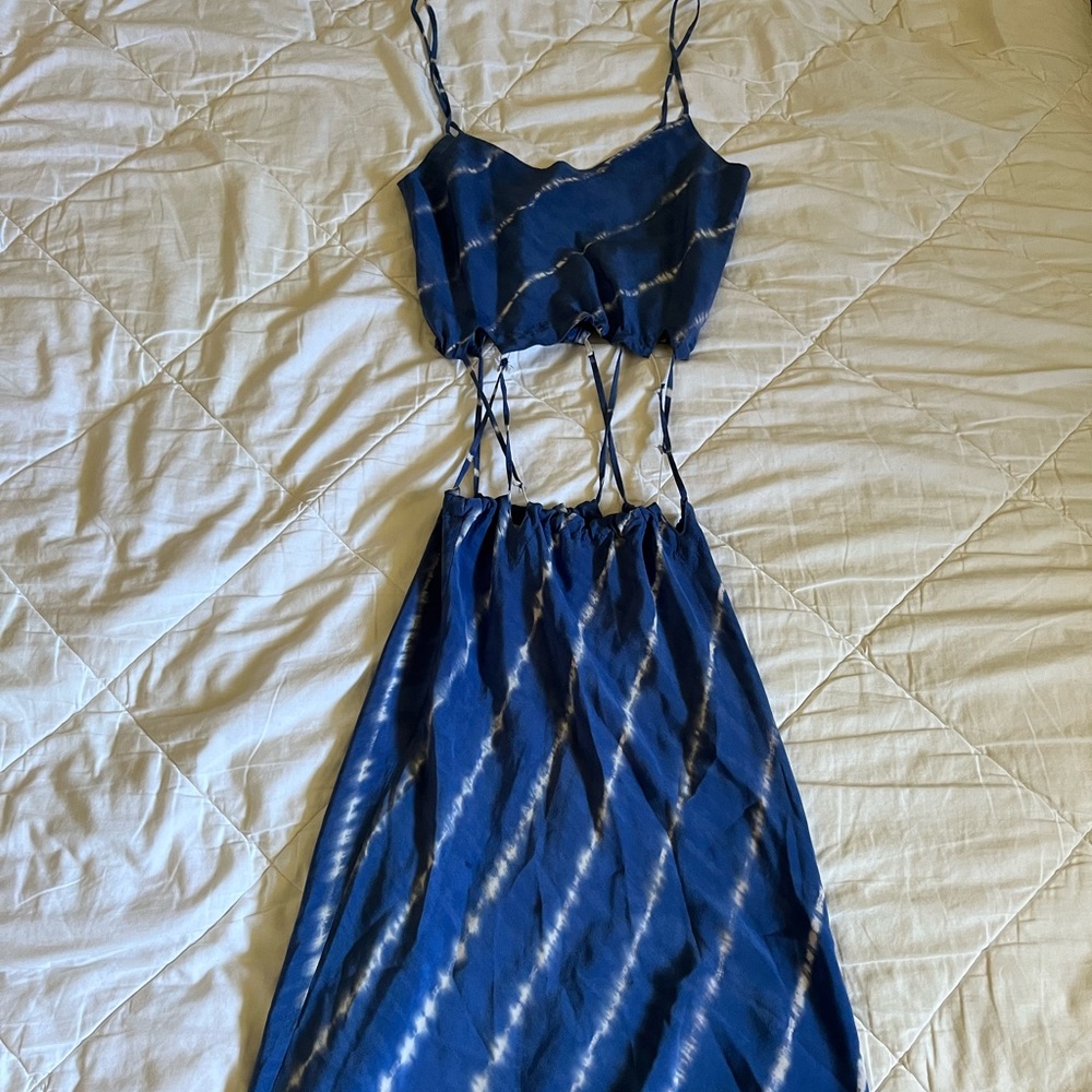 ACACIA Silk Santiago Maxi Pacific Dress